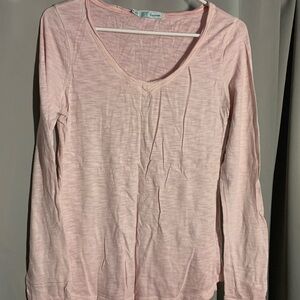 Maurices Light Pink V-Neck Blouse